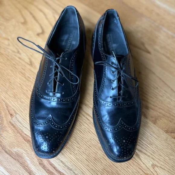 Bostonian | Shoes | Mens Bostonian Wingtip Shoes Black 95  display picture 1
